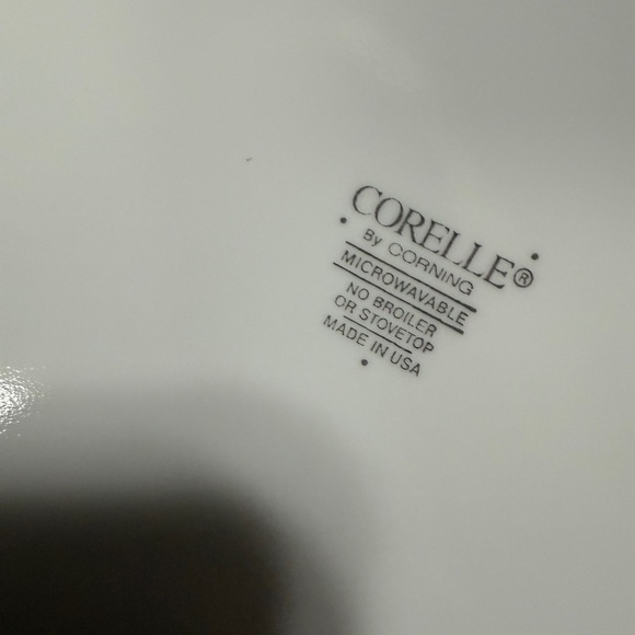 Corelle 10.25 White Dinner Plates Blue Country Cottage Floral Design set of 6 - Picture 9 of 16